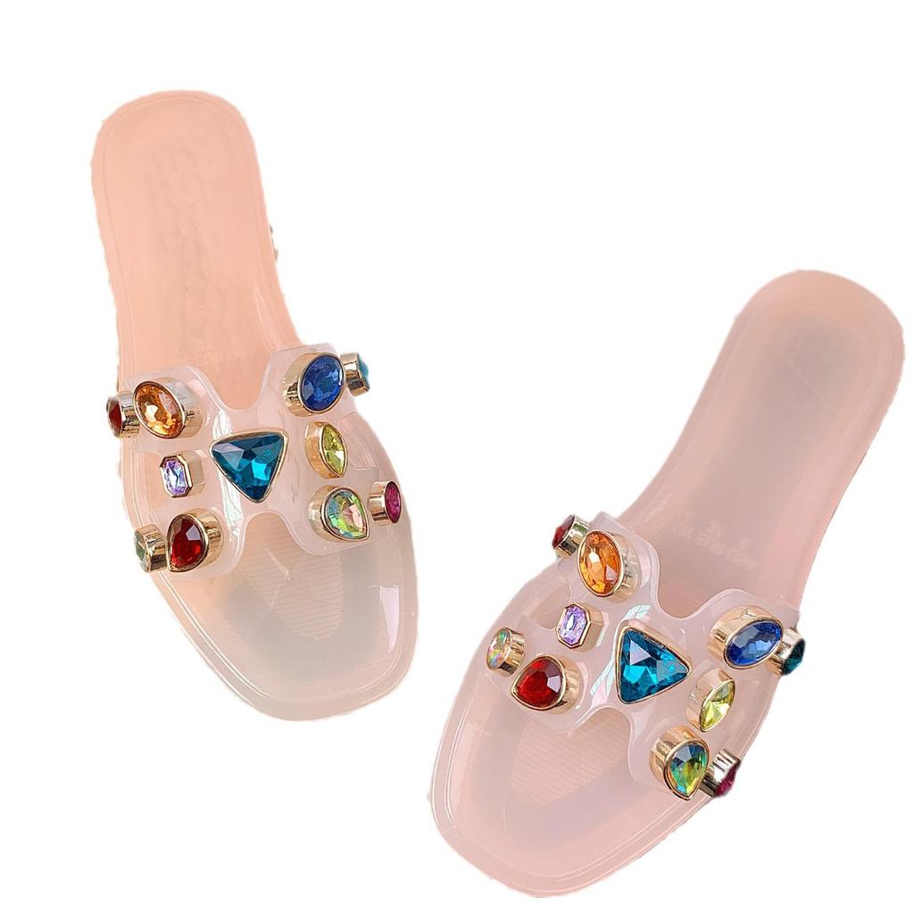 Women's Summer Rhinestone Flip Flops