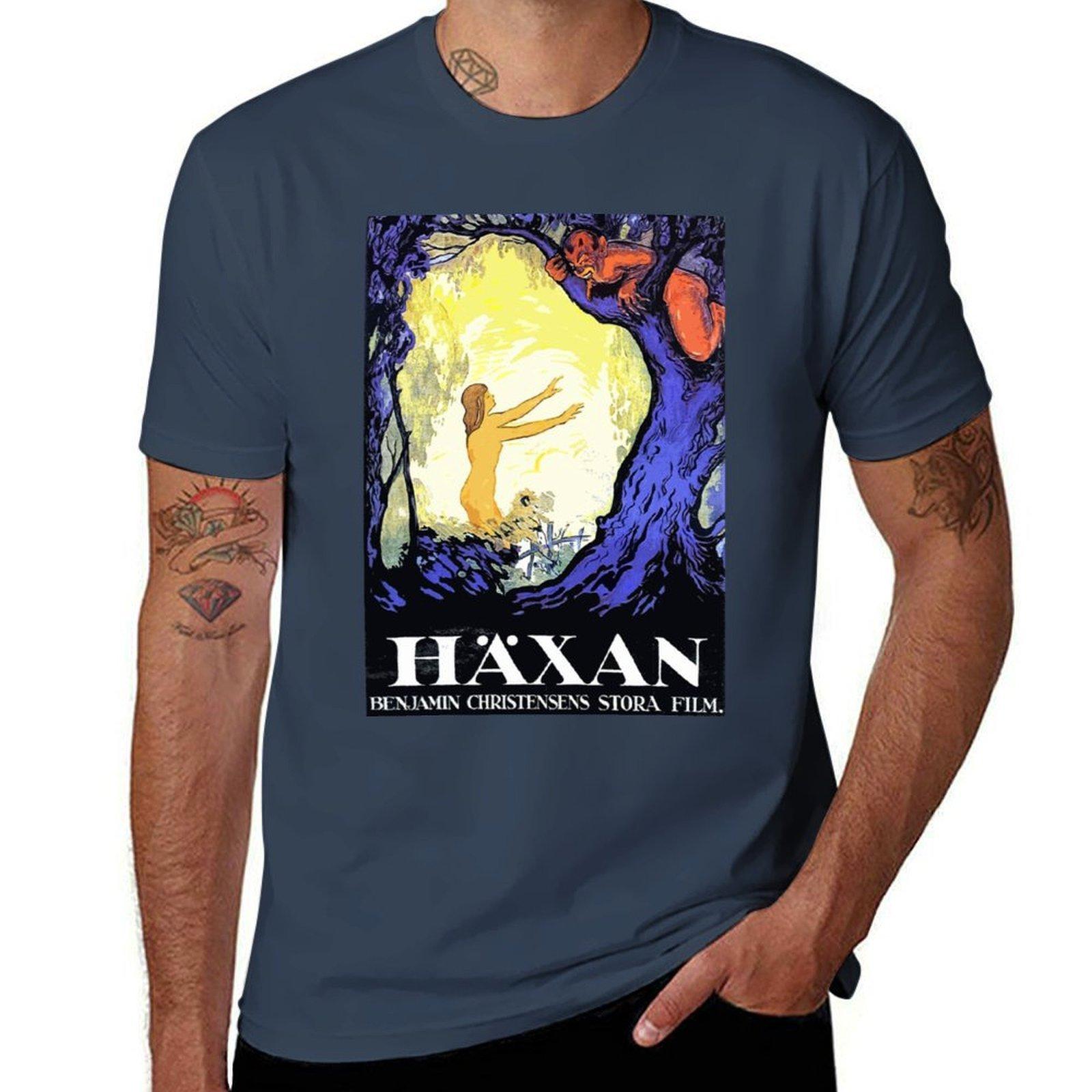 Haxan винтажный постер арт футболка аниме футболки оверсайз футболки дизайнерская футболка S