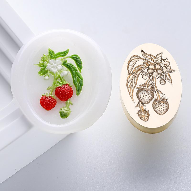 Embossed Plants Flowers Lacquer Seals and Seals Are for Stamps Wedding Invitations Gift Packaging and Decoration