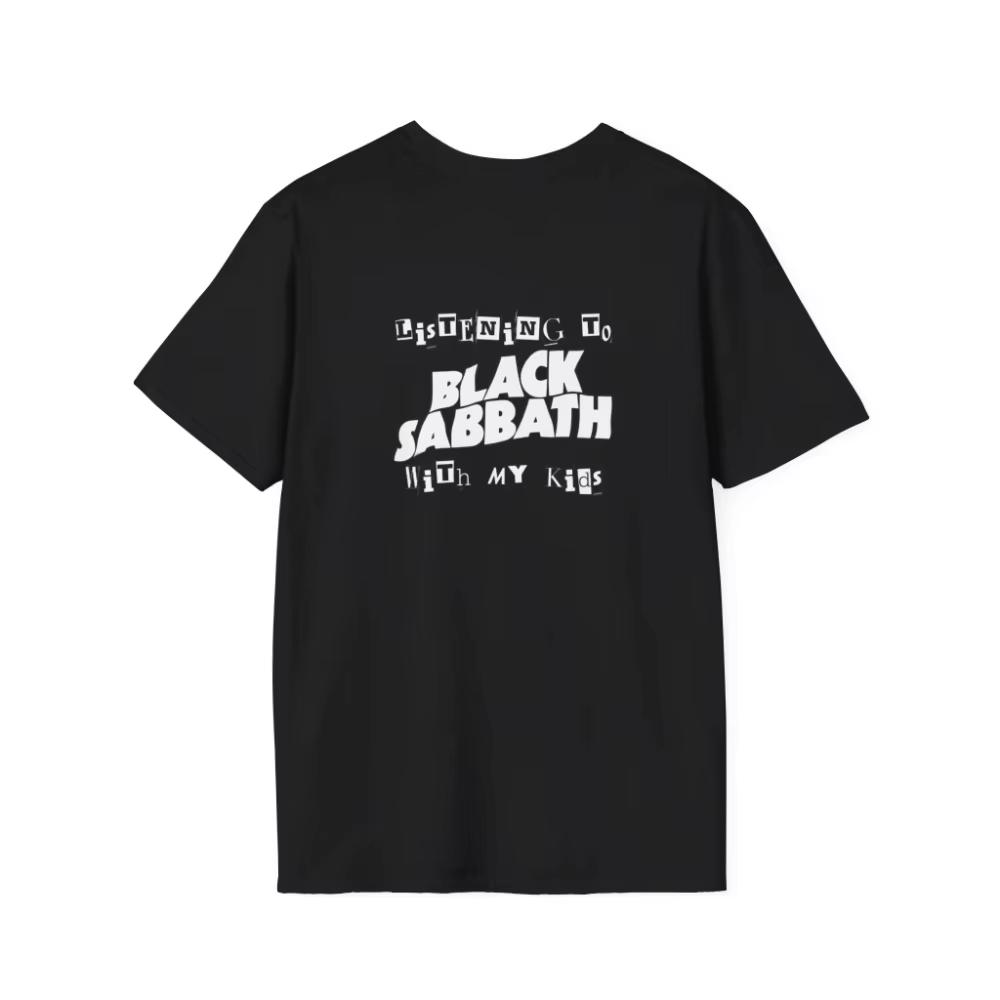 2025 Black Sabbath Aston Villa Rückseite Die Letzte Show Bedrucktes Kurzarm Sommer Baumwolle Rundhals T-Shirt Locker Herren Damen Druck
