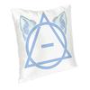 Soft Canine Ears Therian Theta Delta Throw Pillow Cover Decoration Custom Square Cushion Cover 40x40cm Pillowcover for Sofa