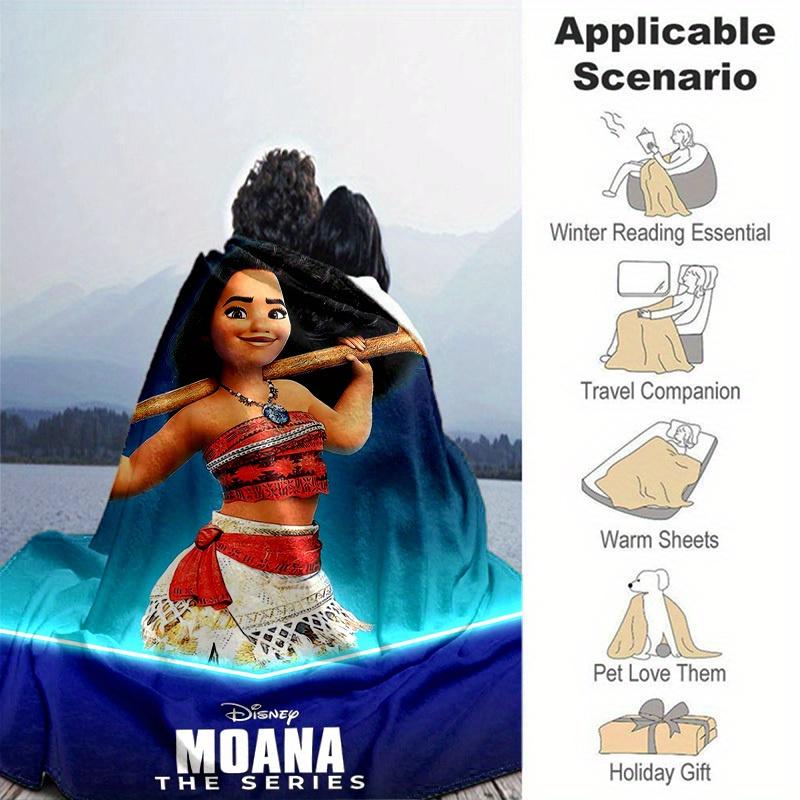 1pc, Moana's Adventure: Discover the Perfect Blanket for Your Home, Outdoor, or Travel Needs! Perfect for Couch, Bed, Travel