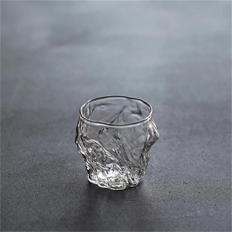 Japoński Styl Ręcznie Robiony Kieliszek do Whiskey Spirit Skręcany Składany Kieliszek Koktajlowy Piwny Sokowy Lodowy Kieliszek do Picia