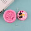 1pc Animal Cat Silicone Soap Mold Two Cat Gypsum Craft Mold Round Handmade Soap Candle Making Mold