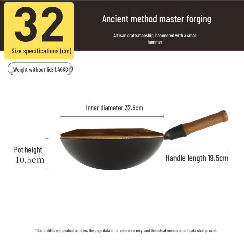 

Chui Da Huang Hand-Forged Wrought Iron Wok