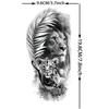 1 Sheet Lion King With Baby Temporary Tattoos For Men Women Family Style Tatoos Long Lasting Waterproof Fake Arm Tattoo Stickers