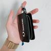 Carbon Fiber Car Key Chain Holder Case Cover Bag For Ssangyong Actyon Rexton Korando Rodius Kyron Tivoli Musso Stavic Turismo