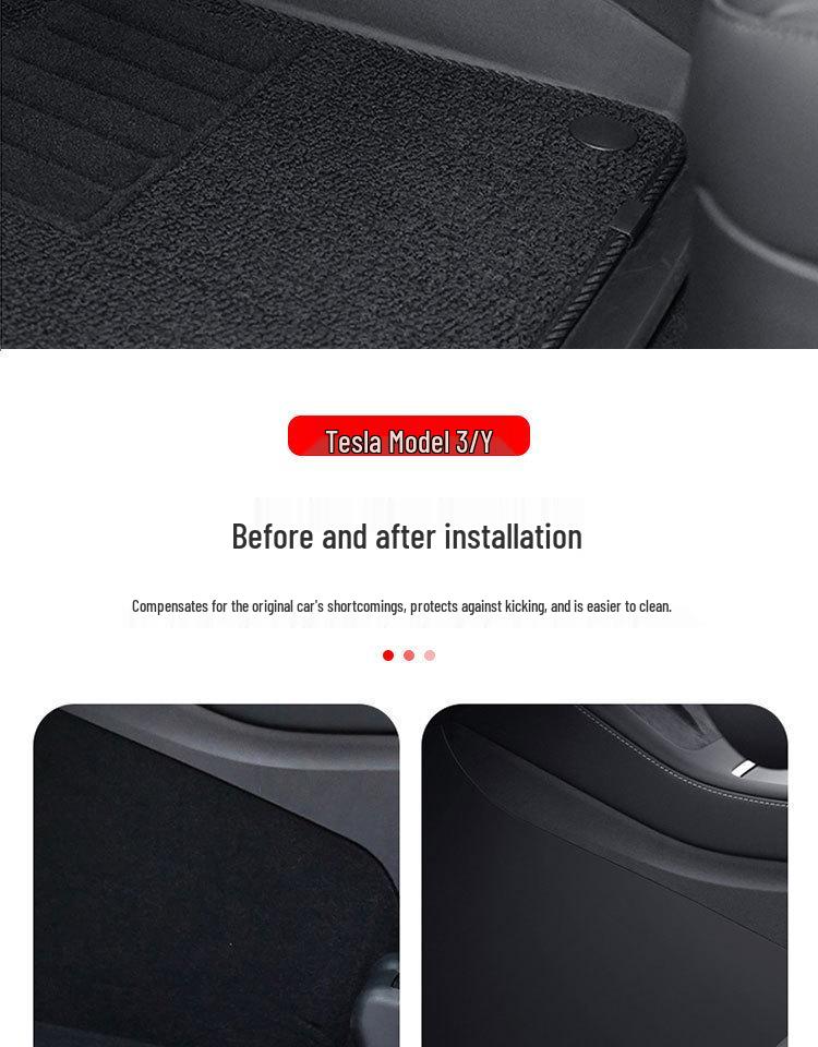 Tesla Model Y/YL Center Console Anti-Kick Pads - Thickened Protector for Driver & Passenger Sides