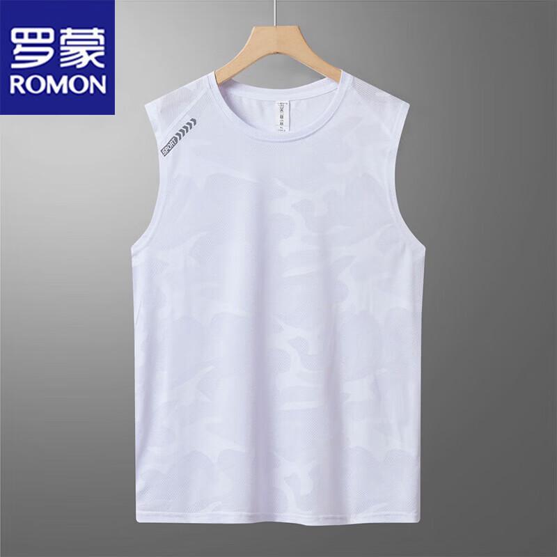 ROMON Men's Ice Silk Sleeveless T-Shirt