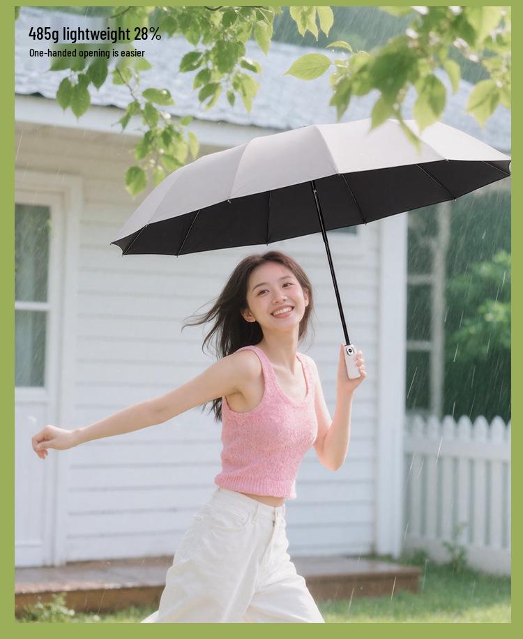 24-Rib Men's Large UV Sun Protection Umbrella with Custom Logo