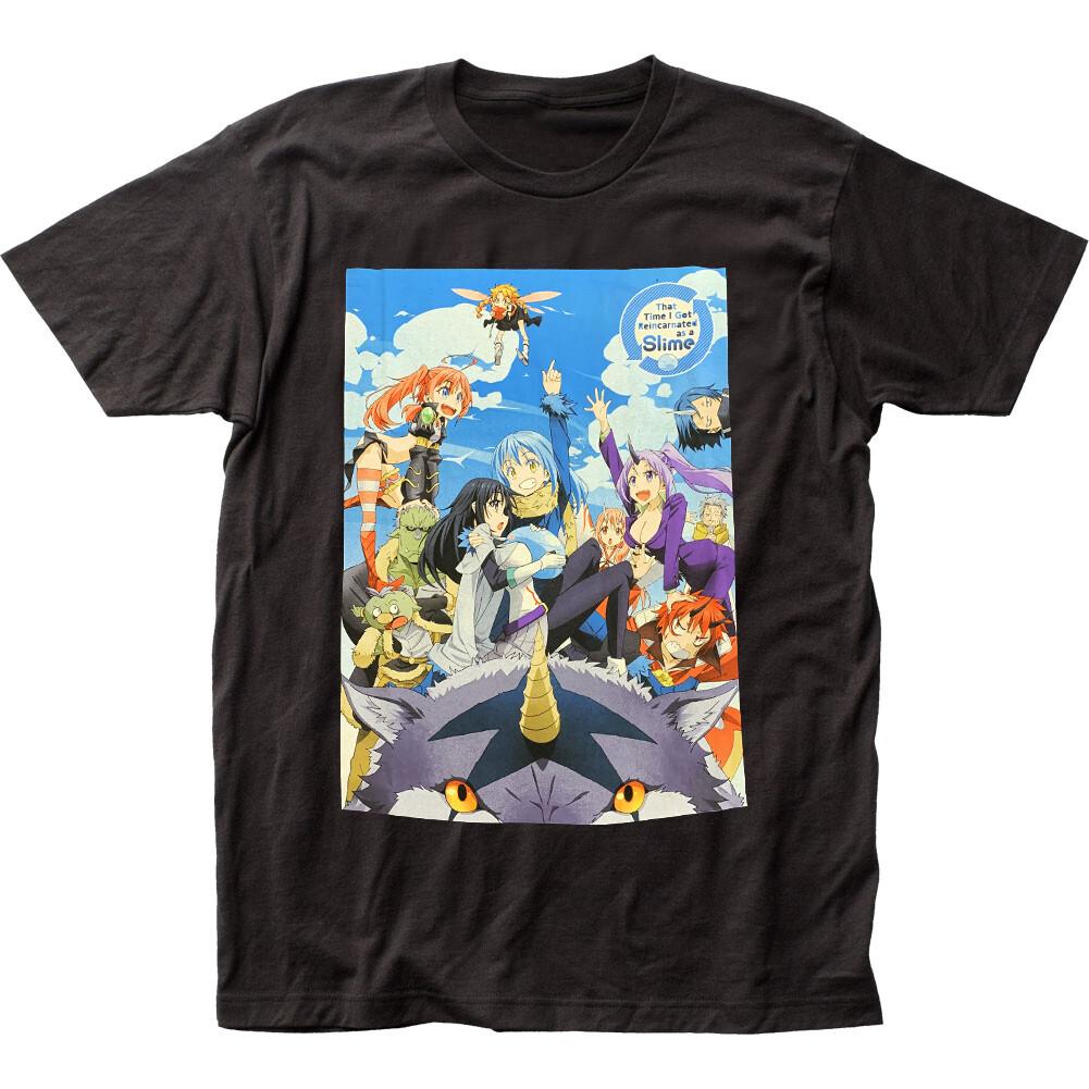 That Time I Got Reincarnated As A Slime Anime Group Adult T-shirt XXL