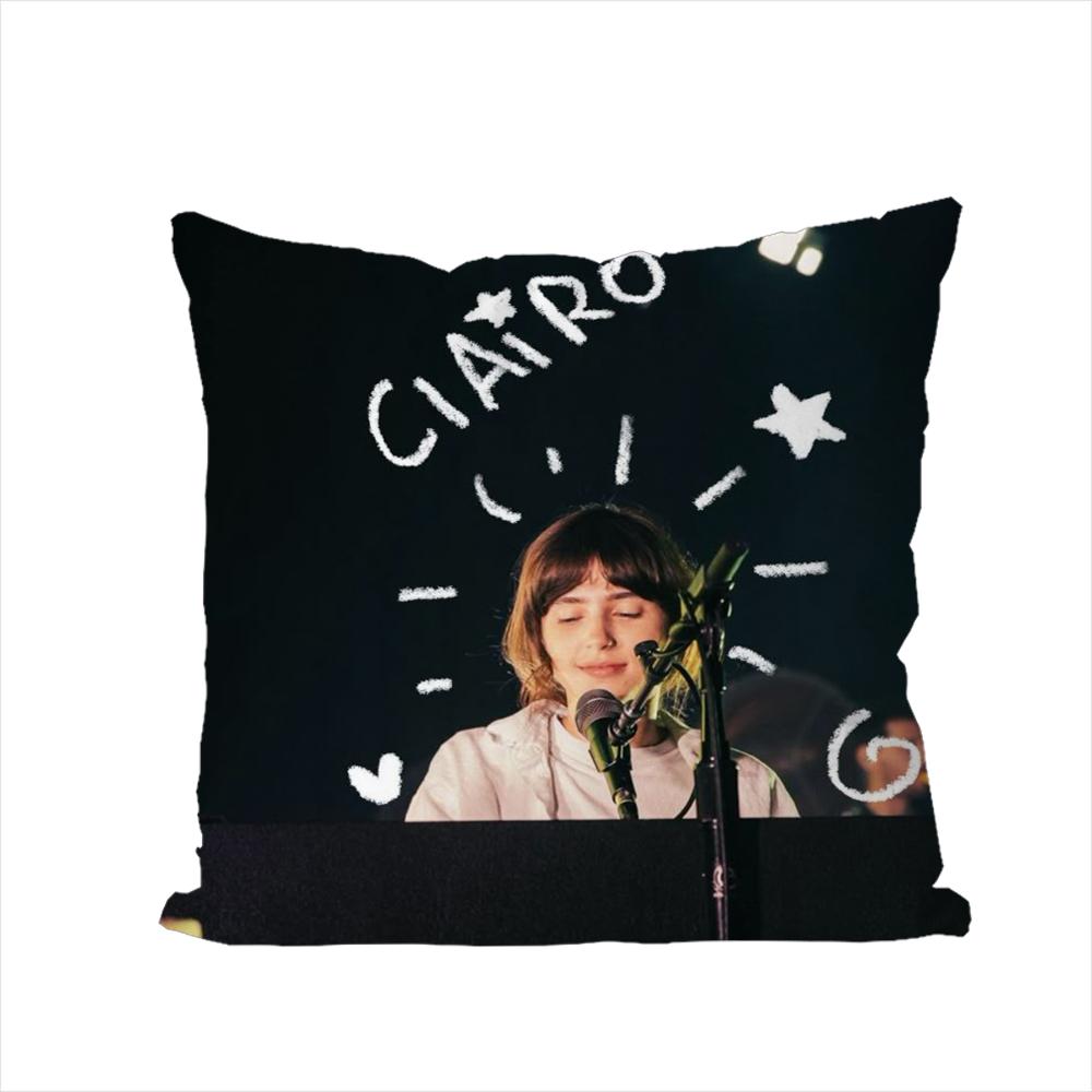

Singer CClairo Pillow Case For Car Sofa Decorative Home Doublesided Print Plush Square Throw Pillow Cushion Cover 30x30cm