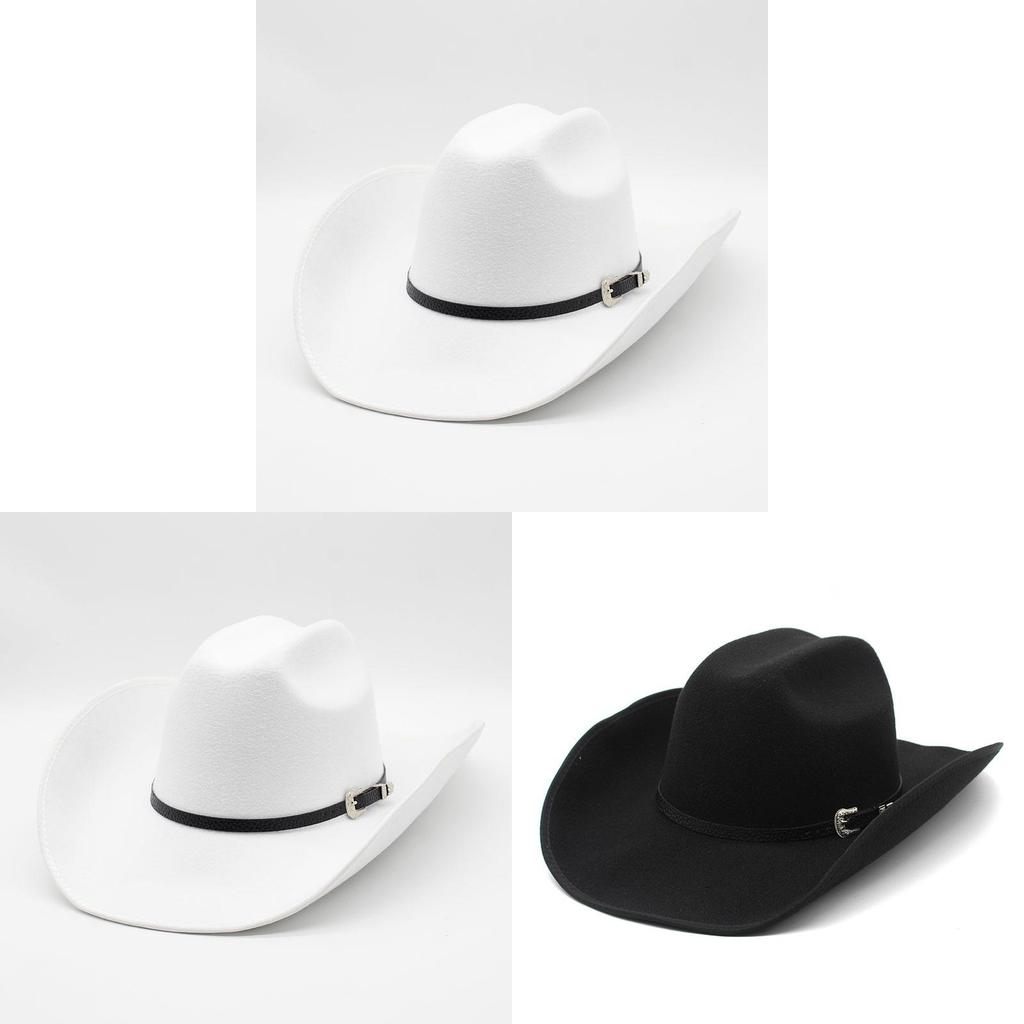 Vintage Cowboy Hat With Wide Brim For Summer Sun Protection And Breathability
