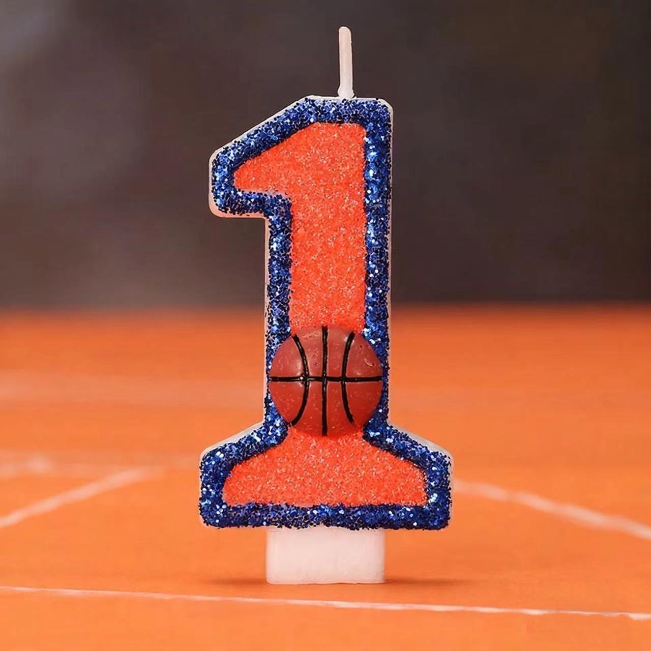 

Vitality Basketball 0-9 Free Matching Combination Digital Candles Birthday candles are perfect for high-end baking cake decorati
