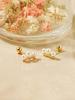 Minimalpiercing 14K Bloom Pearl Piercing Earrings