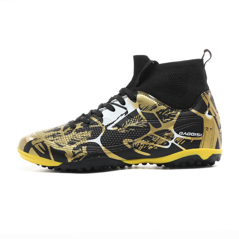 32-46Men/Women's Football Boots Short -Nail High-top Socks Make Capital Outdoor Children Football Sneakers For Kids