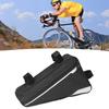 Dreieckige Fahrrad-Rahmentasche mit großer Kapazität, wasserdicht, für Mountainbike, Rennrad, Fahrradtasche, schwarz