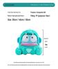Ugly Fish To Dinosaur Plush Toy: Cute Half-Fishman Cushion and Mermaid Cloth Doll