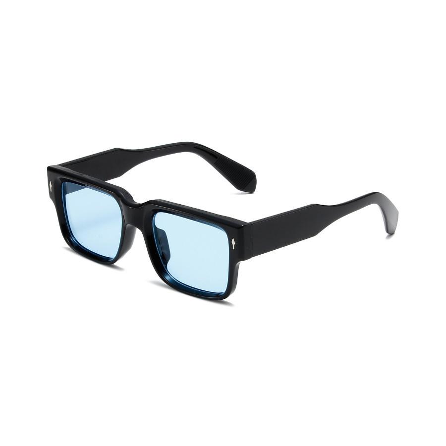 

1pc Women s Blue Square Retro Personalized Glasses High Quality 2000s Style Autumn Beach Travel Festival Accessories
