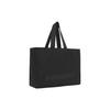 Burberry Logo Print Canvas Tote Bag Men Tote Bags Black 80510291