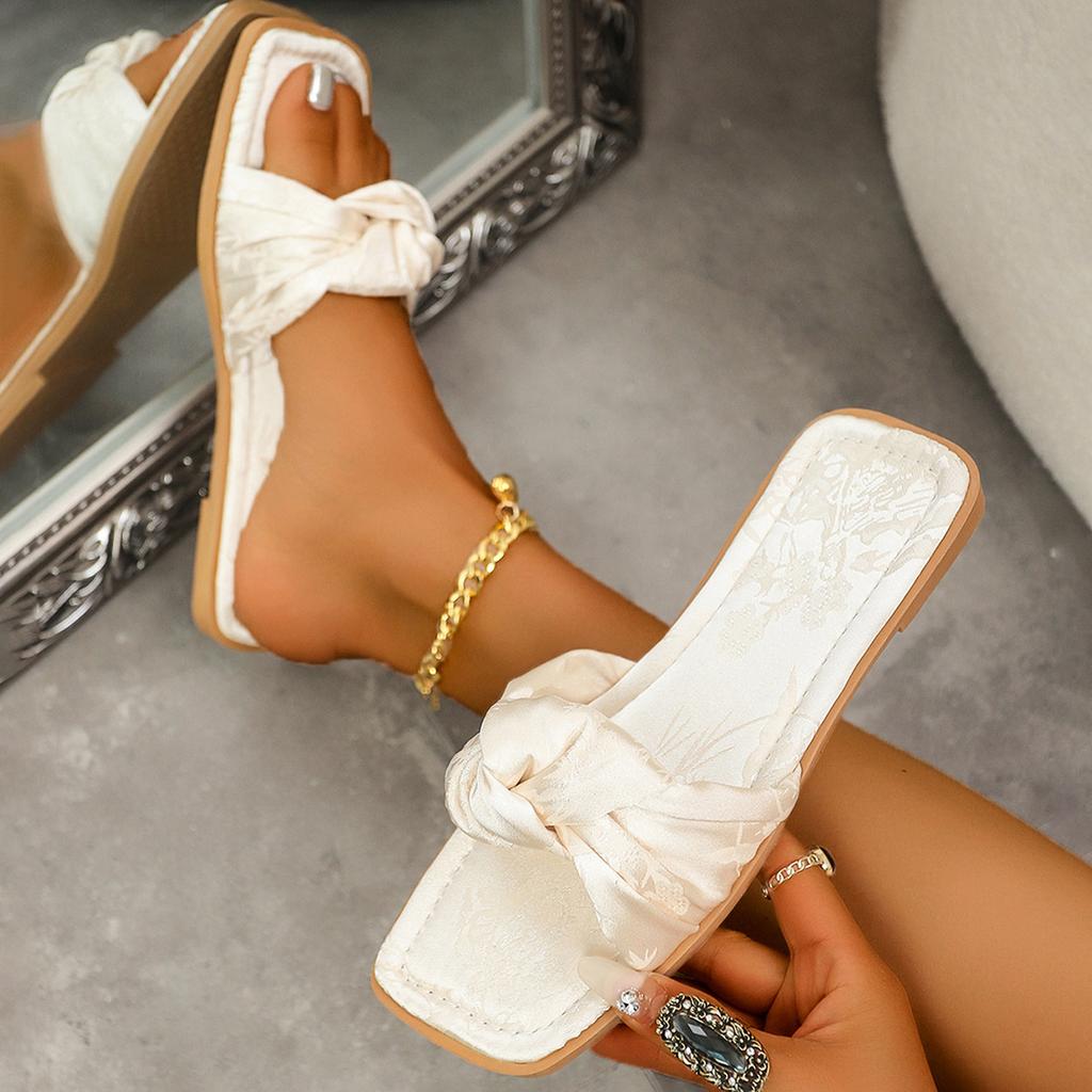 Fashion Low Fabric Hoof Heels Rubber PU Sewing Cotton Low Fabric Hoof Heels Sewing Rubber PU