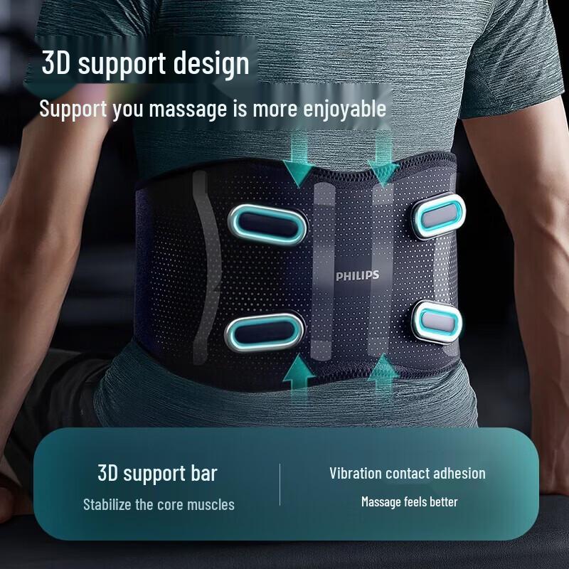 Philips PPM7201B Waist Massager with Heat, Cold & Vibration CN plug (adapter included)