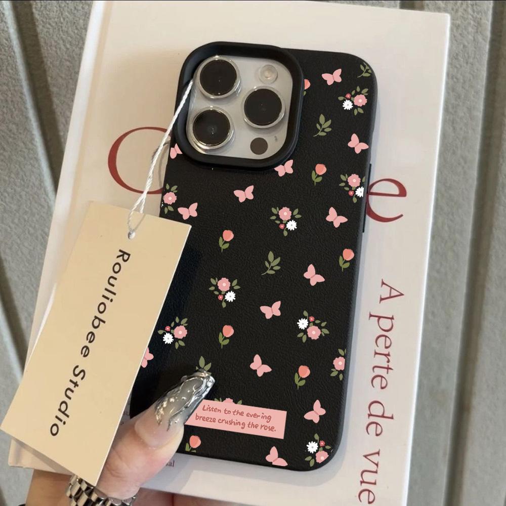 HOT Luxury Small Floral Flower Lichee leather pattern Phone Case For Redmi A5 A3 A1 14C 13 12 12C 10 9 9A 9T 9C 8  K60 Ultra