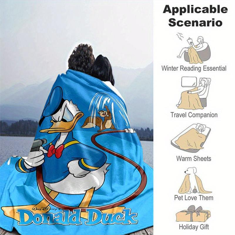 1 Stück, Donald Duck Kuscheldecke Gemütliche Decke für Wohnkultur, Sofa, Bett, Reisen