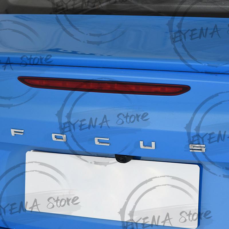 qdjfz10 For Ford Focus Fusion Logo ST Line MK2 MK3 MK4 Lettering Metal Badge Stickers Car Rear Trunk Body Emblem Auto Accessories