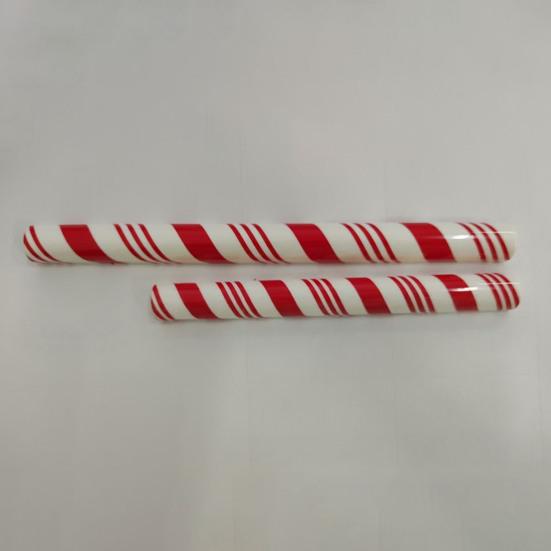 Červené peprmintové tyčinky Úchytky Dekorace Nacvakávací kryty úchytek skříněk pro svátky Vylepšení kuchyně a koupelny bez nářadí