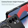 KEYSION Hollow Heat Dissipation Case for Realme C85 5G Silicone+PC Magnetic Cooling Shockproof Phone Cover for OPPO Realme C85