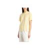 Adidas Originals Striped Slim Fit Crew Neck Short Sleeve T-Shirt Women Tops Yellow IT9869