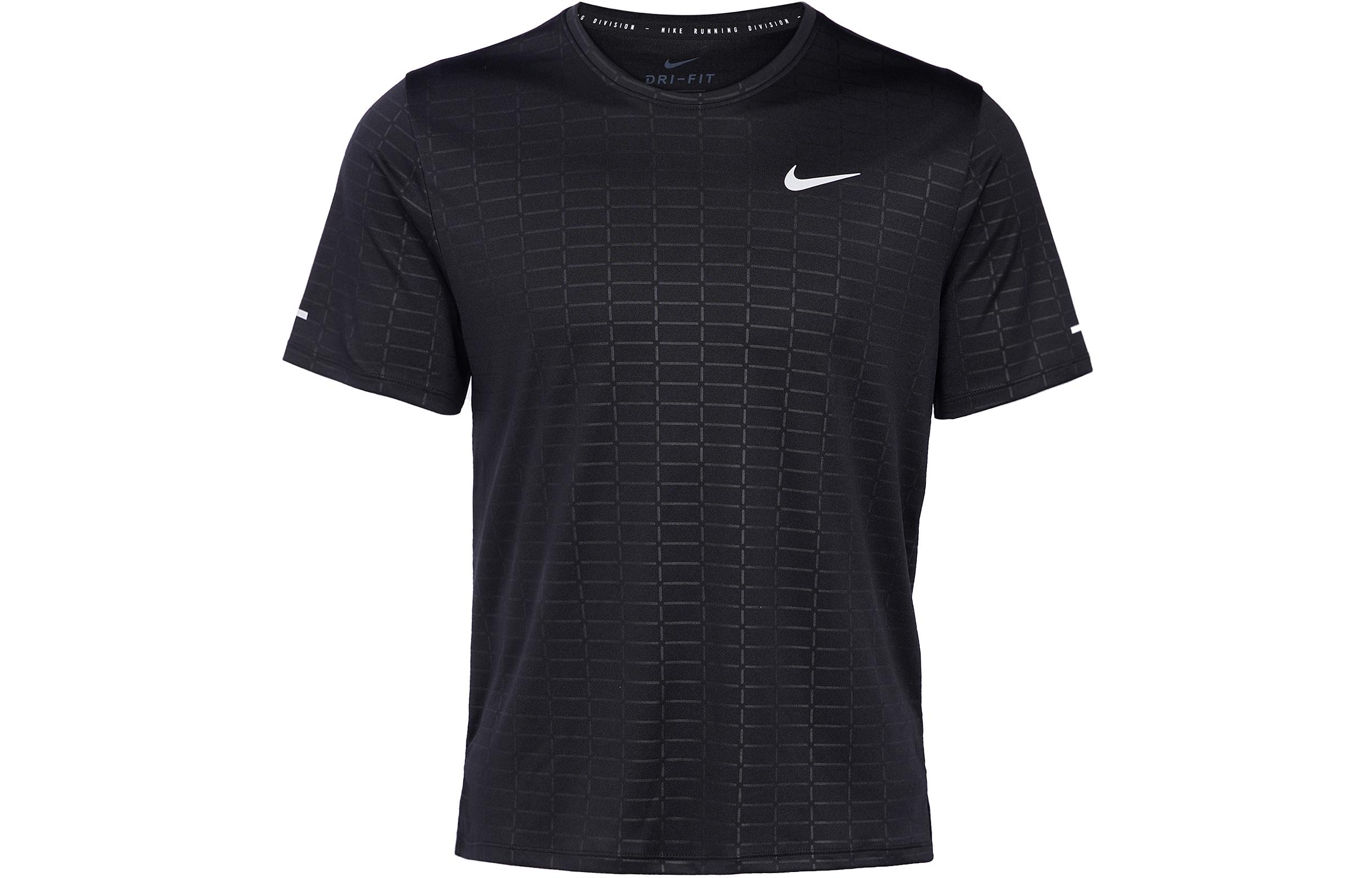 

Nike T Shirts Men s Black Crew Neck Moderate Straight Fit DA1318-010 S