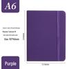 A5 Solid Color PU Leather Lace-Up Notebook with Custom Logo Option.