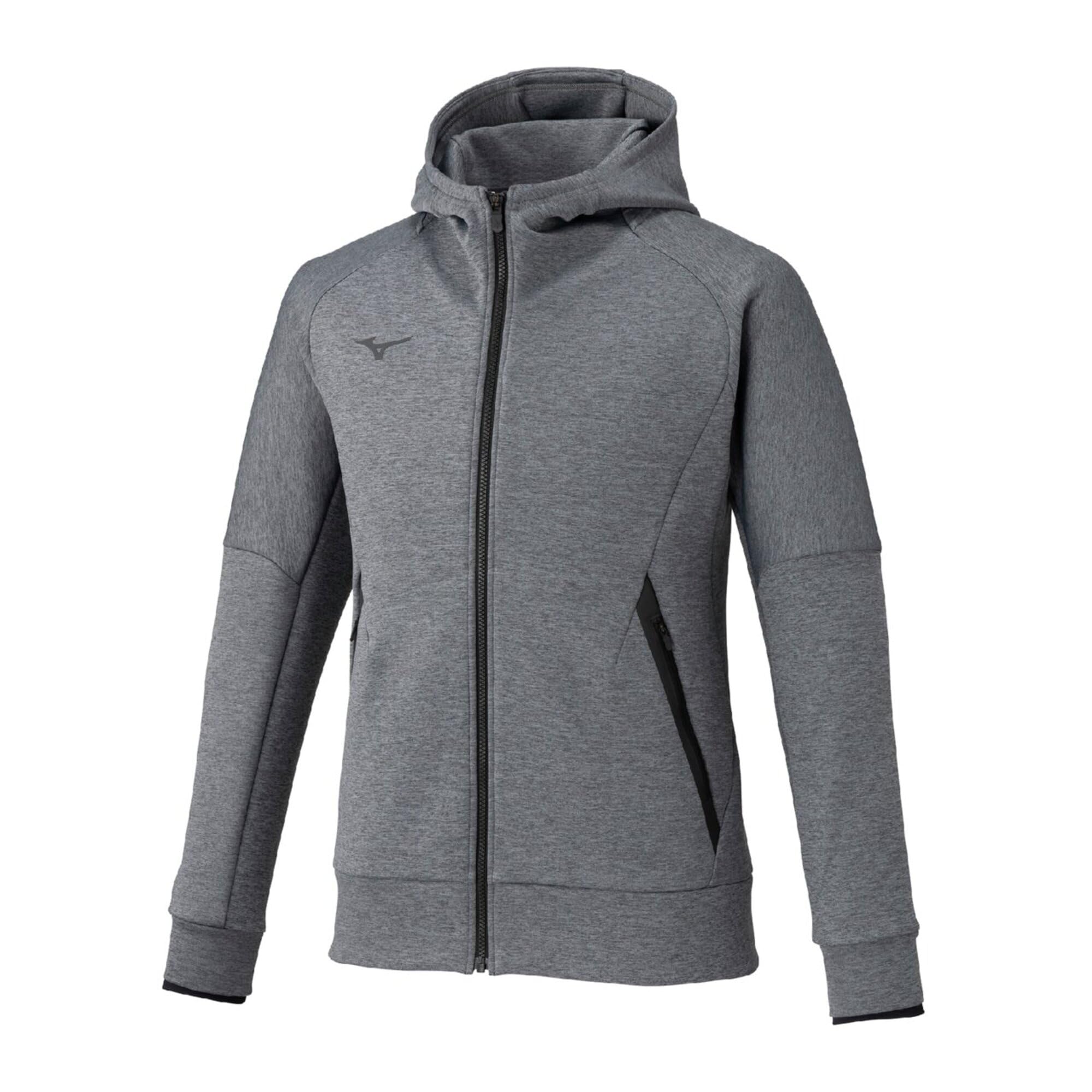 

Тренировочная одежда Stretch Sweat Hoodie Hoodie Jersey Sports 32MCC050 Серый Меланж [Mizuno]