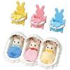 Sylvanian Families DollFurniture Set Chocolat Rabbit Triplet Care Se-204 Furniture Spinning Merry Baby Bed Ca-218Set Purchase