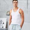 Gilet Homme Col Rond Sans Manches Coupe Ajustée Débardeurs Doux Respirant Hauts à Superposer Sensation Sans Couture Gilet Basique Tenue Quotidienne