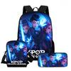 Student Schoolbag Three-Piece Girl Large-Capacity Middle School Student Backpack