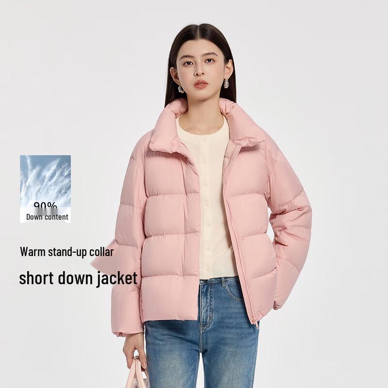 

FivePlus Women s Stand-Collar Short Puffer Jacket L