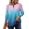 Women's Fashion  Loose Long Sleeve Round Neck Casual Top