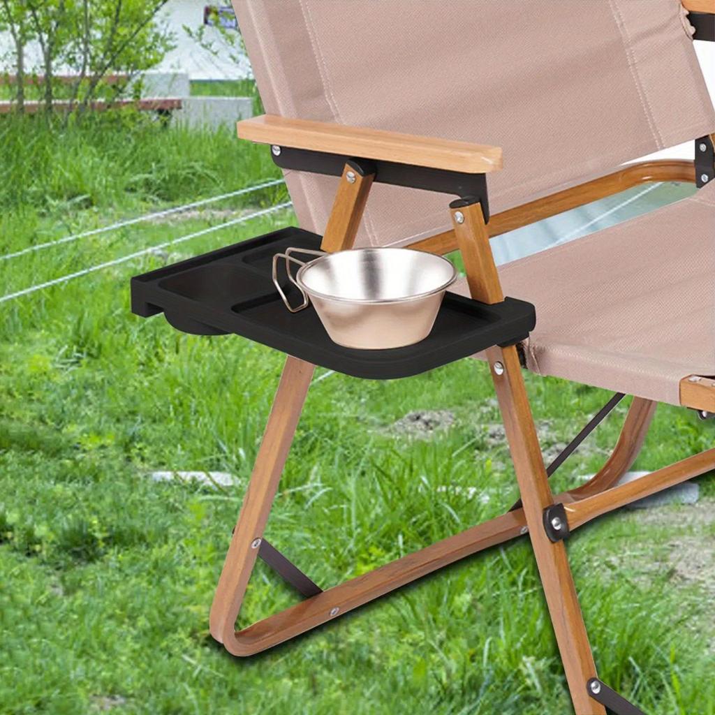 1PCRecliner Chair Clip On Side Desk Portable Cup Phone Holder Tray Multipurpose Travel-friendly for Outdoor Camping Accessories