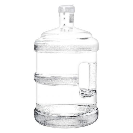 Clear Plastic Water Tank Jug with Handle And Leakproof Cap, Reusable Durable Container Portable Bottle, Transparent Storage for Home Office Drinking