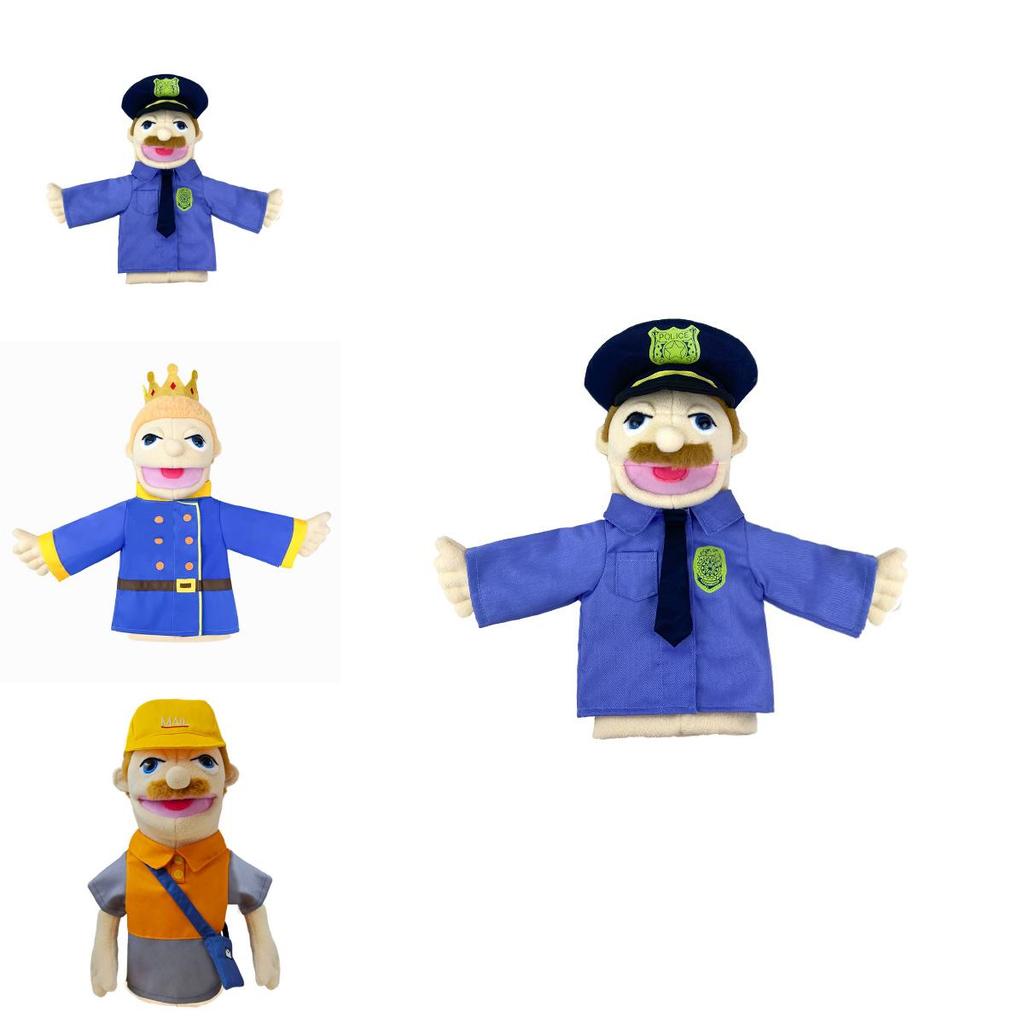 Cute Cartoon Half-body Professional Puppet With Control Rod Plush Toy Early Education Doll 40cm