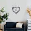 Natural Wicker Wreath Heart Shape Unique and Amazing for Christmas Wreath Door