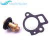 Boat Engine 6H3-12411-00 6H3-12411-10 Thermostat and 62Y-12414-00 6H3-12414-A1 Gasket for Yamaha 2-Stroke 50G 60F 70B 50 60 70HP