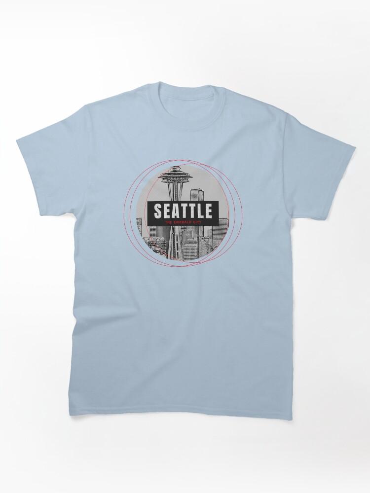 Cities Skylines Seattle The Emerald City Shirt Classic T-Shirt