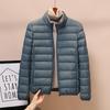 Women's 2025 Lightweight Down Jacket: 90% Duck Down, Stand Collar, Hooded, Short Outerwear, Autumn/Winter Collection, Plus Size Available