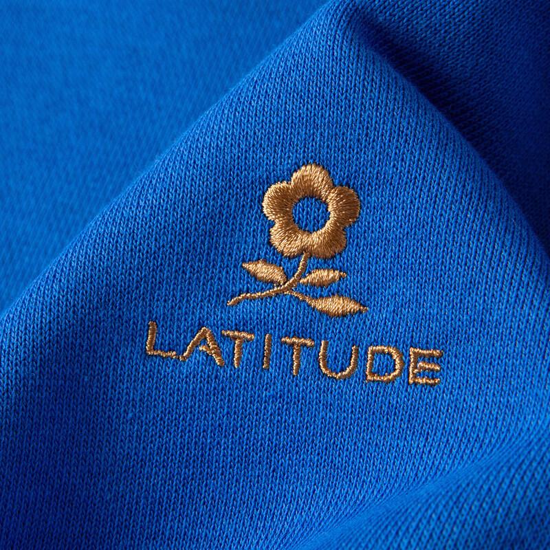 MONTAGUT Men's Classic Embroidered Cotton-Blend Crew Neck Sweatshirt