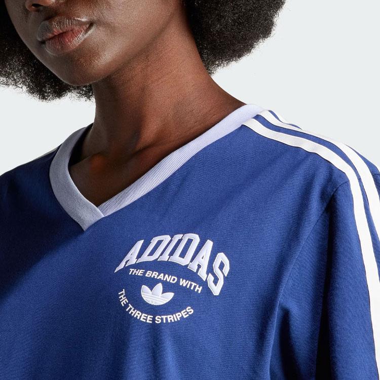 Adidas Originals Vrct Graphic Tee Dress Women Dresses Dark-Blue IT9853