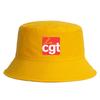 France CGT Reversible Bucket Hats Girl Boy Sun UPF50+ Cotton Summer Hat Men Women Confédération Générale Du Travail Panama Hat